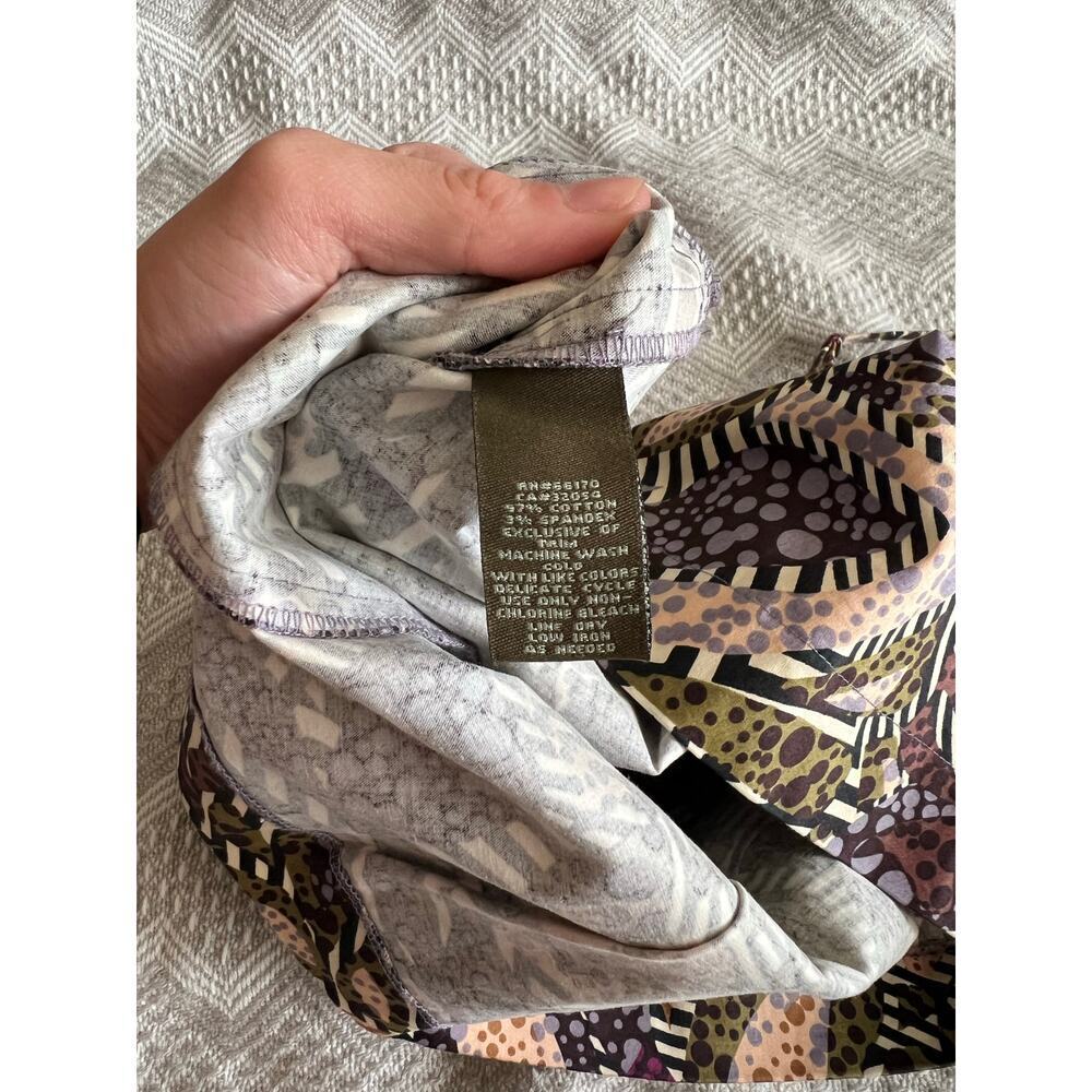 Anthropologie womens fei Tropical Floral Peplum Sweetheart Bustier resortwear - Picture 11 of 12